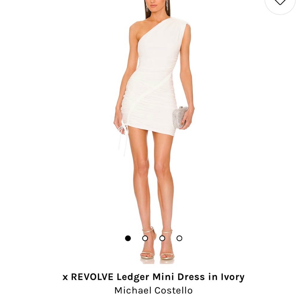Michael Costello Ledger Mini Dress